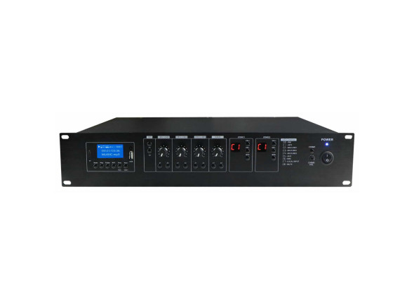Glemm Amplificador Audio 100V 480W – 2 Zonas Glemm Amplificador Audio 100V 480W – 2 Zonas